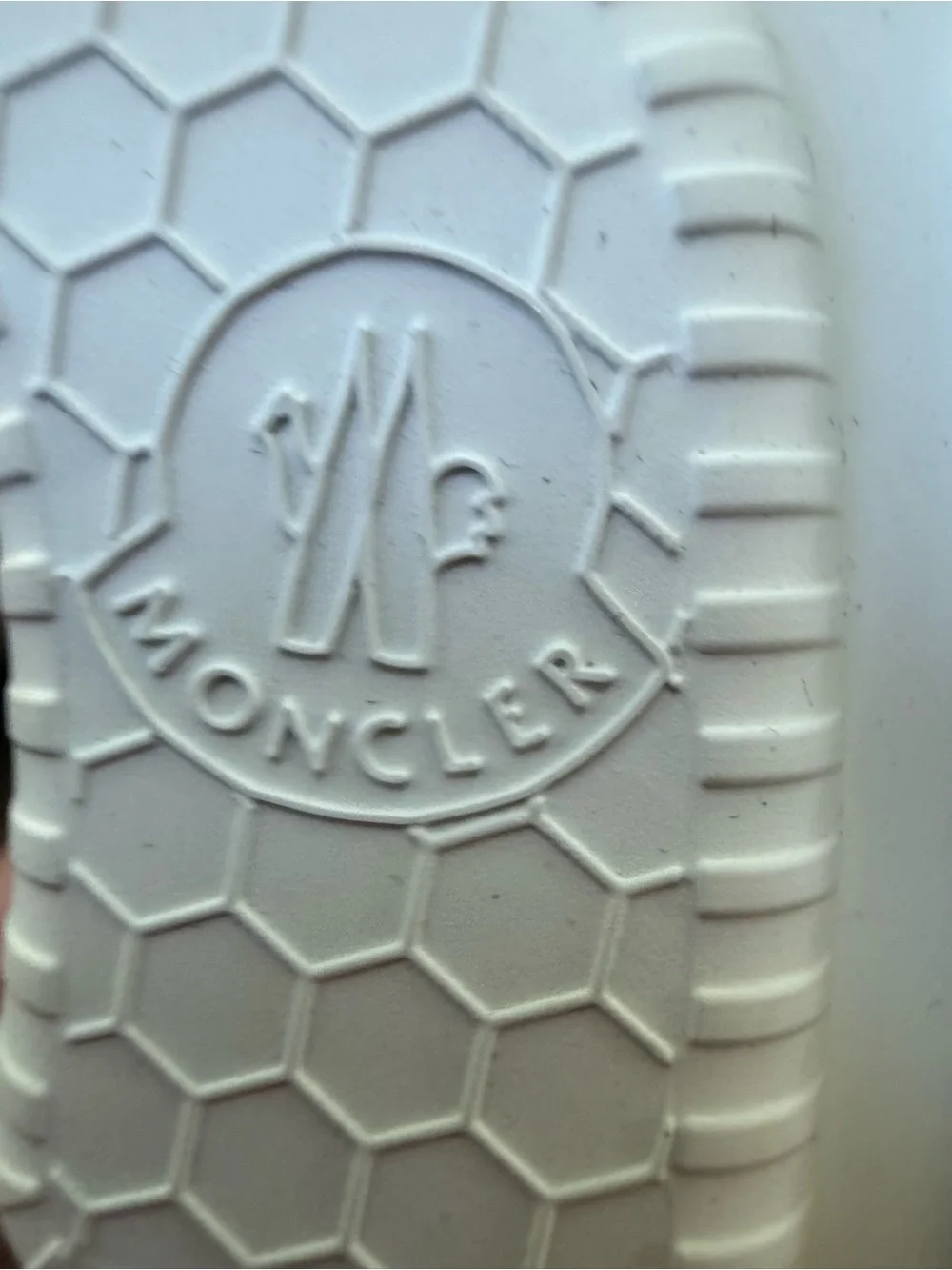 Gorgeous Guaranteed Authentic Moncler Zaira Platform Leather Slides